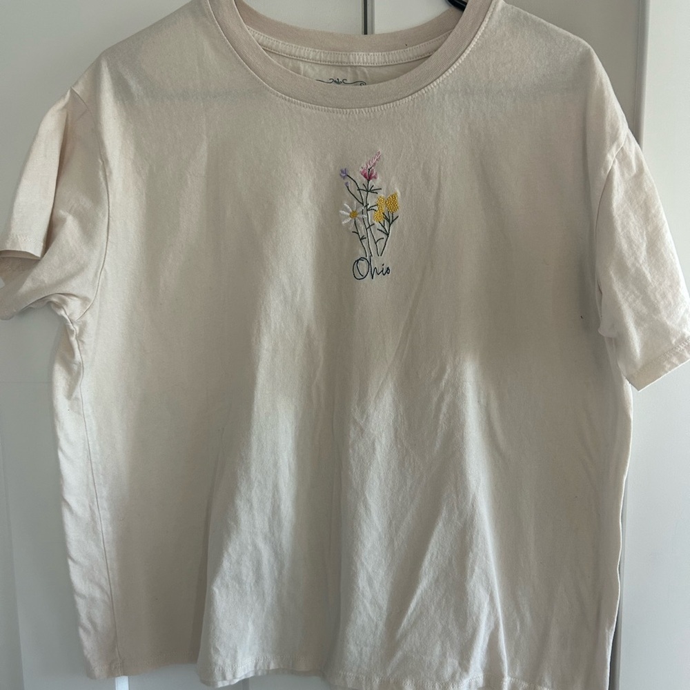 State of Mine Ohio embroidered tee